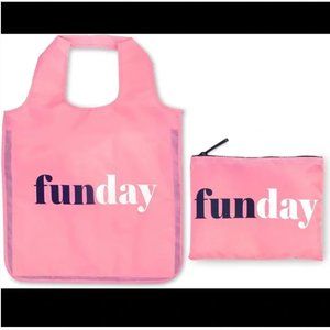 Kate Spade Fun Day pink Reusable Shopper Tote bag nwt